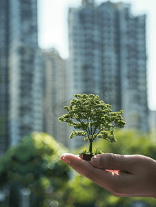 电器检测图片摄影照片_工程师设计新能源建筑社区特写