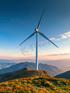 山顶风电场风场新能源
