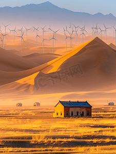 风力发电图片摄影照片_内蒙古风力发电