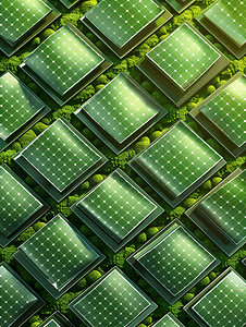 储能电池摄影照片_太阳能绿色环保电池