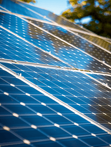 科技电板摄影照片_西能源的太阳能电板