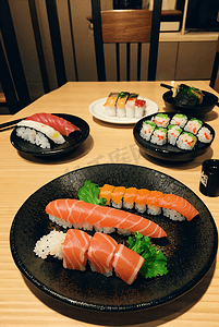 日料日料摄影照片_美味的寿司摄影图片