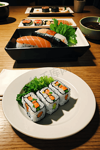 美味的寿司摄影照片2