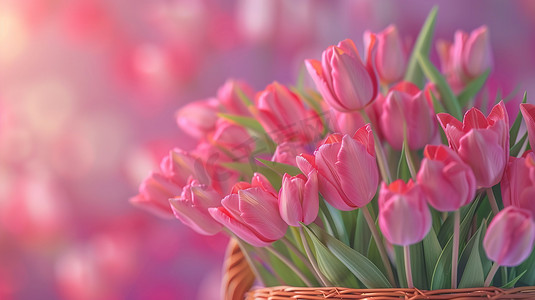 女神节梦幻唯美粉色花蓝花朵的摄影15图片