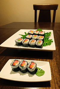 日料海苔寿司摄影图片8