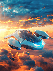 飞驰的汽车新能源汽车新能源