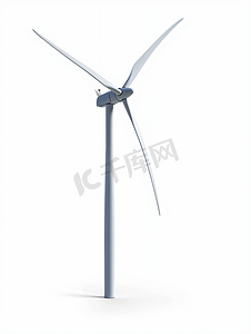 环保生活摄影照片_风力发电机风电新能源