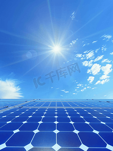 环保的太阳能发电板