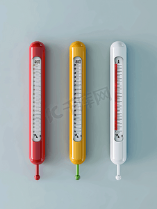 体温计图片摄影照片_不同样式的体温计