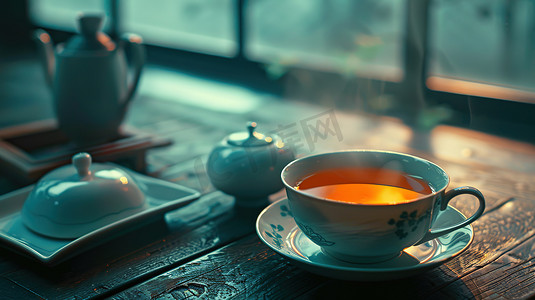 精致养生茶壶茶水花茶的摄影3图片