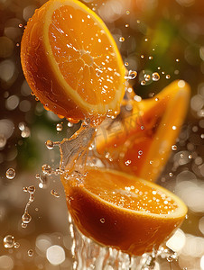 商业微距水果摄影橙子图片