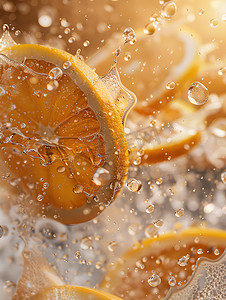商业微距水果摄影橙子摄影配图