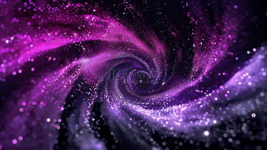 星光点背景图片_紫色星光颗粒光点旋转流线质感的背景13