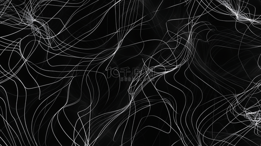 纹理黑色线条背景图片_黑色线条纹理曲线艺术抽象商务的背景15