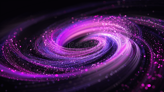 紫色颗粒质感背景背景图片_紫色星光颗粒光点旋转流线质感的背景6