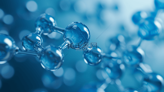 蓝色简约医药生物研究网状细胞的背景16