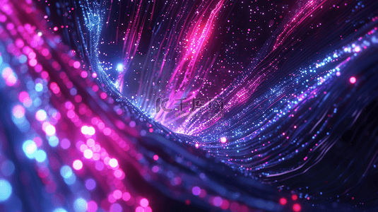 科技感线条紫色背景图片_紫色汇聚光线光效科技感隧道的背景2