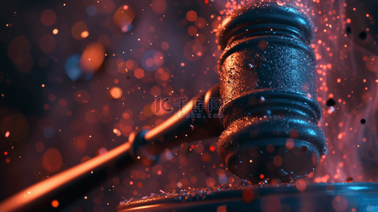 法院背景图片_彩色星光公平法院法槌的背景2
