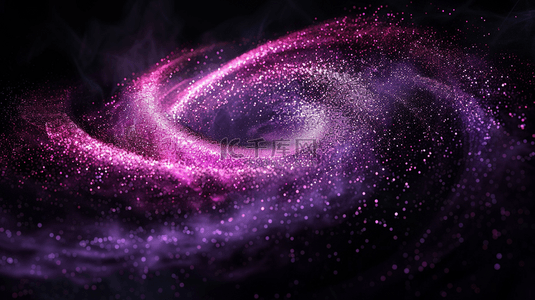 紫色颗粒质感背景背景图片_紫色星光颗粒光点旋转流线质感的背景89