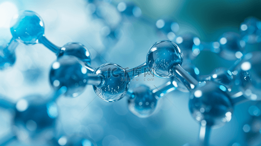 生物研究背景图片_蓝色简约医药生物研究网状细胞的背景8