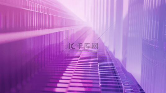 紫色流光光芒走廊台阶的背景3