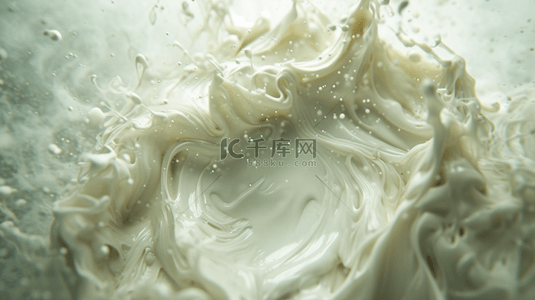 白色水质类牛奶类水珠波纹飞溅的背景36