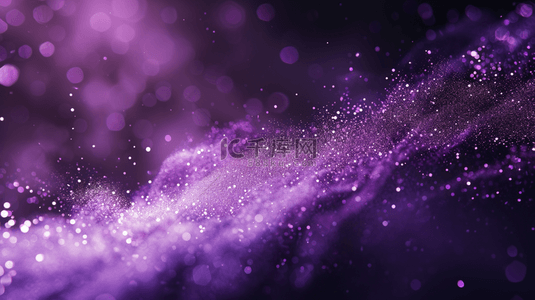 星空背景图片_紫色金光闪闪的梦幻背景2