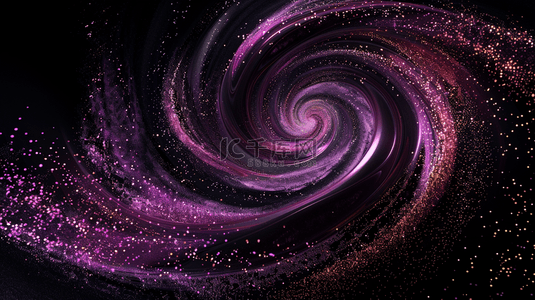 紫色星光颗粒光点旋转流线质感的背景10