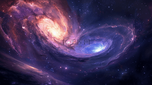 梦幻玉兰花背景图片_深色梦幻星空太空星球行星的背景13