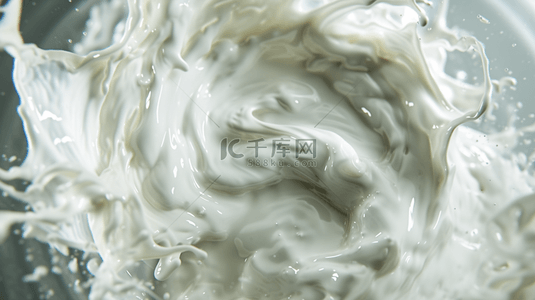 白色水质类牛奶类水珠波纹飞溅的背景38