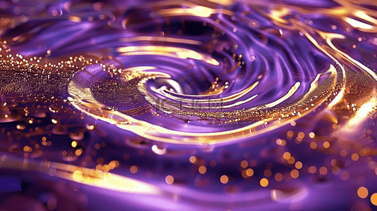 紫金色线条流线螺旋亮光亮面的背景17