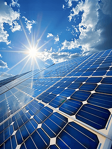 环保设备摄影照片_太阳能板设备新能源