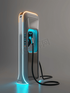 新能源充电桩图片摄影照片_新能源汽车充电桩