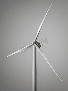电气新能源摄影照片_新能源风力发电风车