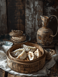 年俗初三摄影照片_饺子水饺习俗