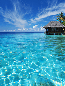 蓝色水屋纯净马尔代夫