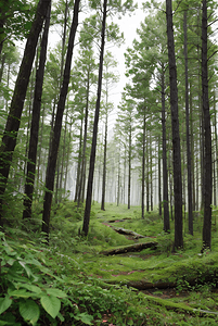 茂密的树林森林摄影图2