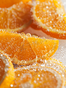 橘子肉摄影照片_橘子砂糖橘