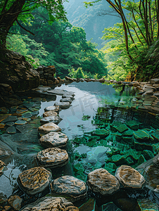 云南腾冲摄影照片_温泉5A景点