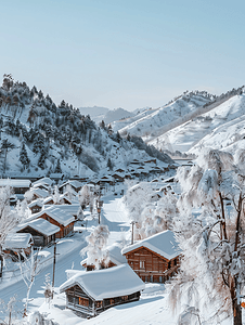 漫天摄影照片_东北牡丹江雪乡