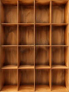 简约空间摄影照片_木质书柜现代