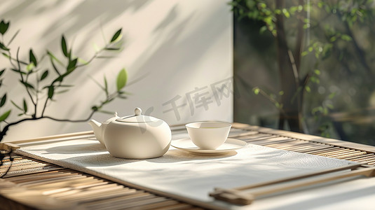 春季品茶赏茶茶艺高清摄影图