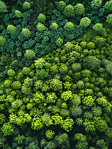 绿茵图摄影照片_绿色植物树木结构仰拍清新