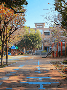 学校高考校园操场