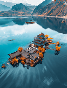 西藏美景羊湖羊卓雍错全景美图