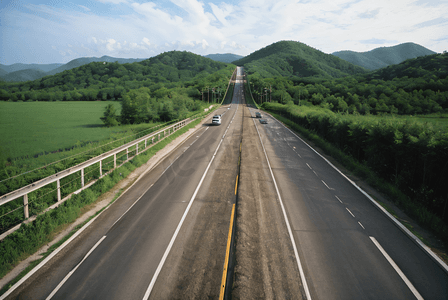 黑色高速公路摄影图片7
