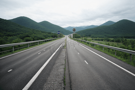 风景优美的公路高清图片8