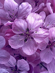 81建军节素材摄影照片_梨花在紫色花儿