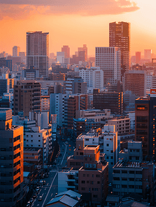 大阪城市景观