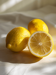 维生素icon摄影照片_柠檬水果生鲜水果